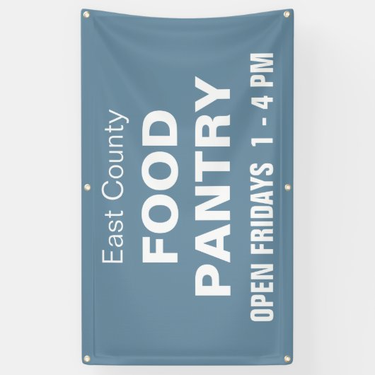 Aangepaste voedselbankbanner spandoek (Verticaal)