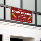 Aangepaste voedselbankbanner spandoek (Buitenkant Gebouw)