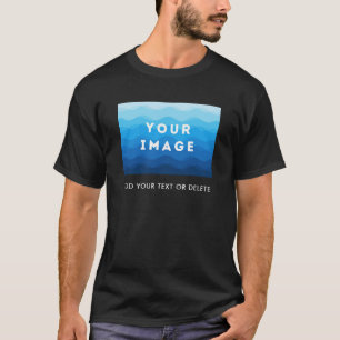 Aangepaste Voeg Afbeelding Tekst en Bedrijf Logo N T-shirt