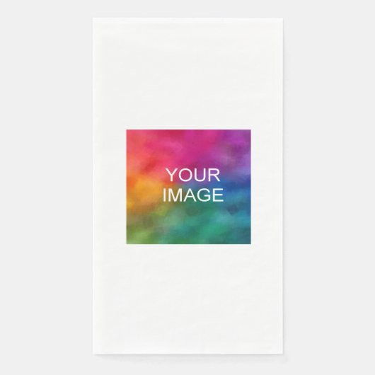 Aangepaste Voeg Tekst Toe Upload Afbeelding Foto E Servet (Voorkant)