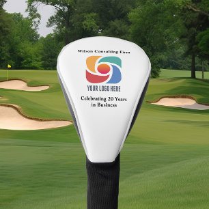 Aangepaste Voeg uw bedrijfslogo toe Bedrijfsmarket Golfheadcover