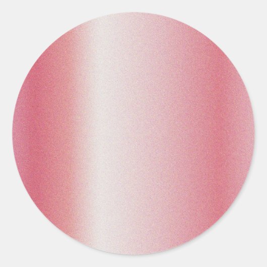 Aangepaste Voeg uw tekstlogo rozegoud lege sjabloo Ronde Sticker (Voorkant)