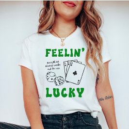 Aangepaste Voel Je Gelukkig Positieve Affirmatie T-shirt