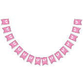 Aangepaste voetafdruk baby shower-partij die banne vlaggetjes (Alle)