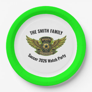 Aangepaste Voetbal 2026 Kijkfeest Papieren Bord