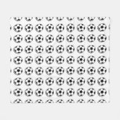 Aangepaste voetbal bedrukte afbeelding game lover fleece deken (Voorkant (Horizontaal))