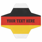 Aangepaste voetbal cadeau met vlag van Duitsland (Enkel)