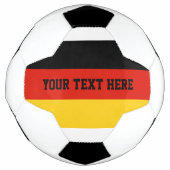 Aangepaste voetbal cadeau met vlag van Duitsland (Voorkant)