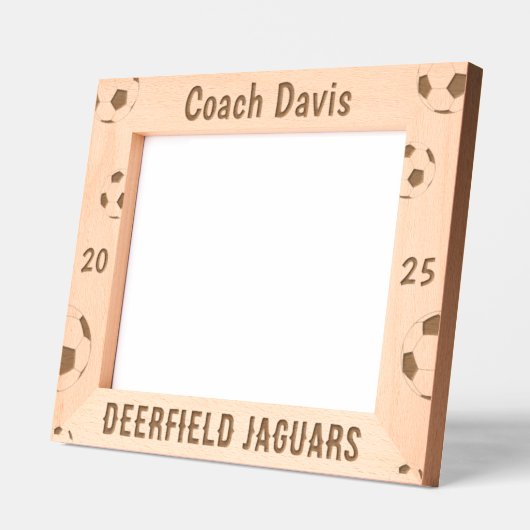 Aangepaste Voetbal coach Gift Gegraveerd Afbeeldin (Links)