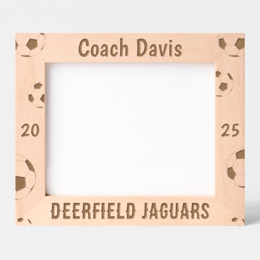 Aangepaste Voetbal coach Gift Gegraveerd Afbeeldin (Voorkant)