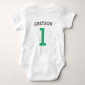 Aangepaste voetbal eerste verjaardag romper (Achterkant)