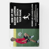 Aangepaste Voetbal Football Coaching Class Les Zwa Spandoek (Verticaal)
