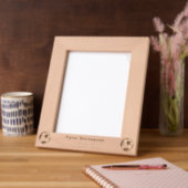 Aangepaste Voetbal Football Speler Monogrammed Gegraveerde Lijstjes (Links)