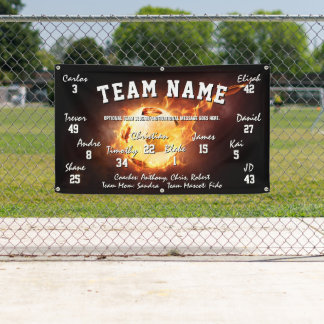 Aangepaste Voetbal/Football Team Spirit Banner