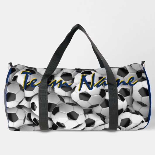 Aangepaste Voetbal/Football Team Spirit Plunjezak (Achterkant)