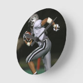 Aangepaste Voetbal Foto Sport Ronde Klok (Hoek)