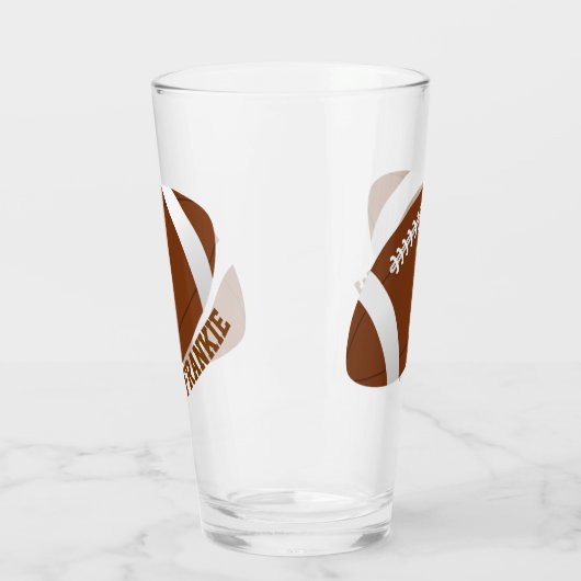 Aangepaste voetbal glas (Links)