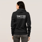 Aangepaste voetbal hoodie (Achterkant volledig)