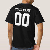 Aangepaste voetbal jersey t-shirt (Achterkant)