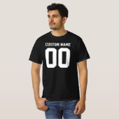 Aangepaste voetbal jersey t-shirt (Voorkant volledig)