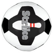 Aangepaste voetbal met bowlingpin-afdruk (Gedraaid)