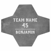 Aangepaste voetbal met teamnaam en -nummer (Enkel)
