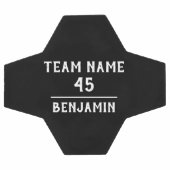 Aangepaste voetbal met teamnaam en -nummer (Enkel)
