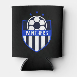 Aangepaste Voetbal met teamnaam of tekst Blikjeskoeler