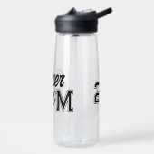 Aangepaste Voetbal Moeder Hartjes Shirt Nummer Wed Waterfles (Links)