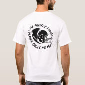 Aangepaste Voetbal Moeder Helm Grafisch Ontwerp Fa T-shirt (Achterkant)