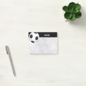 aangepaste voetbal post-it notitie zwart en wit post-it® notes (Kantoor)