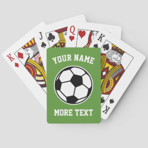 Aangepaste voetbal speelkaarten voor kinderverjaar