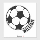 Aangepaste Voetbal Sticker (Vel)