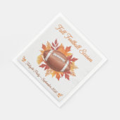 Aangepaste Voetbal Tailgate Feest Papieren Servet (Hoek)