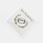 Aangepaste Voetbal Tailgate Feest Papieren Servett Servet (Hoek)