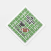 Aangepaste Voetbal Tailgate Feest Papieren Servett Servet (Hoek)