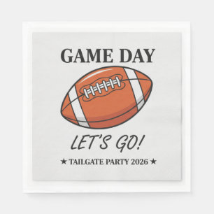 Aangepaste Voetbal Tailgate Feest Papieren Servett Servet