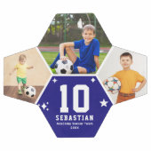 Aangepaste Voetbal Team Speler Foto's en Tekst (Enkel)