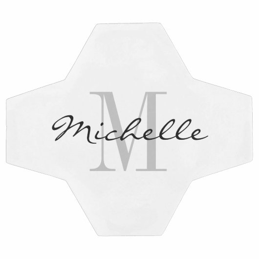 Aangepaste voetbal voor aangepaste naam monogram (Enkel)