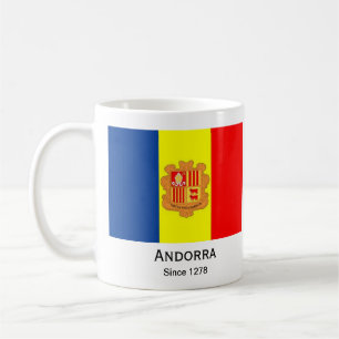 Aangepaste voetbalbeker Andorra Koffiemok