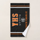 Aangepaste Voetbalcoach Handdoek, Teamcadeau voor Handdoek (Handdoek)