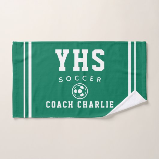 Aangepaste Voetbalcoach Handdoek, Teamcadeau voor  Handdoek (Handdoek)