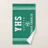 Aangepaste Voetbalcoach Handdoek, Teamcadeau voor  Handdoek (Handdoek)
