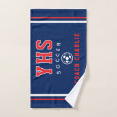 Aangepaste Voetbalcoach Handdoek, Teamcadeau voor  Handdoek (Handdoek)