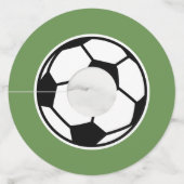 Aangepaste voetbalcoach Verjaardagsfeestje Wijnglaslabel (Achterkant)