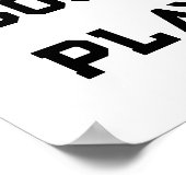 Aangepaste Voetbalspeler Poster (Hoek)