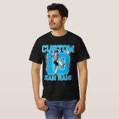 Aangepaste voetbalspeler tee, persoonlijk jouw num t-shirt (Voorkant volledig)