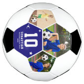 Aangepaste Voetbalteam Speler Foto's en Tekst Voetbal (Gedraaid)