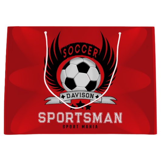 Aangepaste Voetbalteamspeler Groot Cadeauzakje (Voorkant)