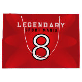 Aangepaste Voetbalteamspeler Groot Cadeauzakje (Achterkant)